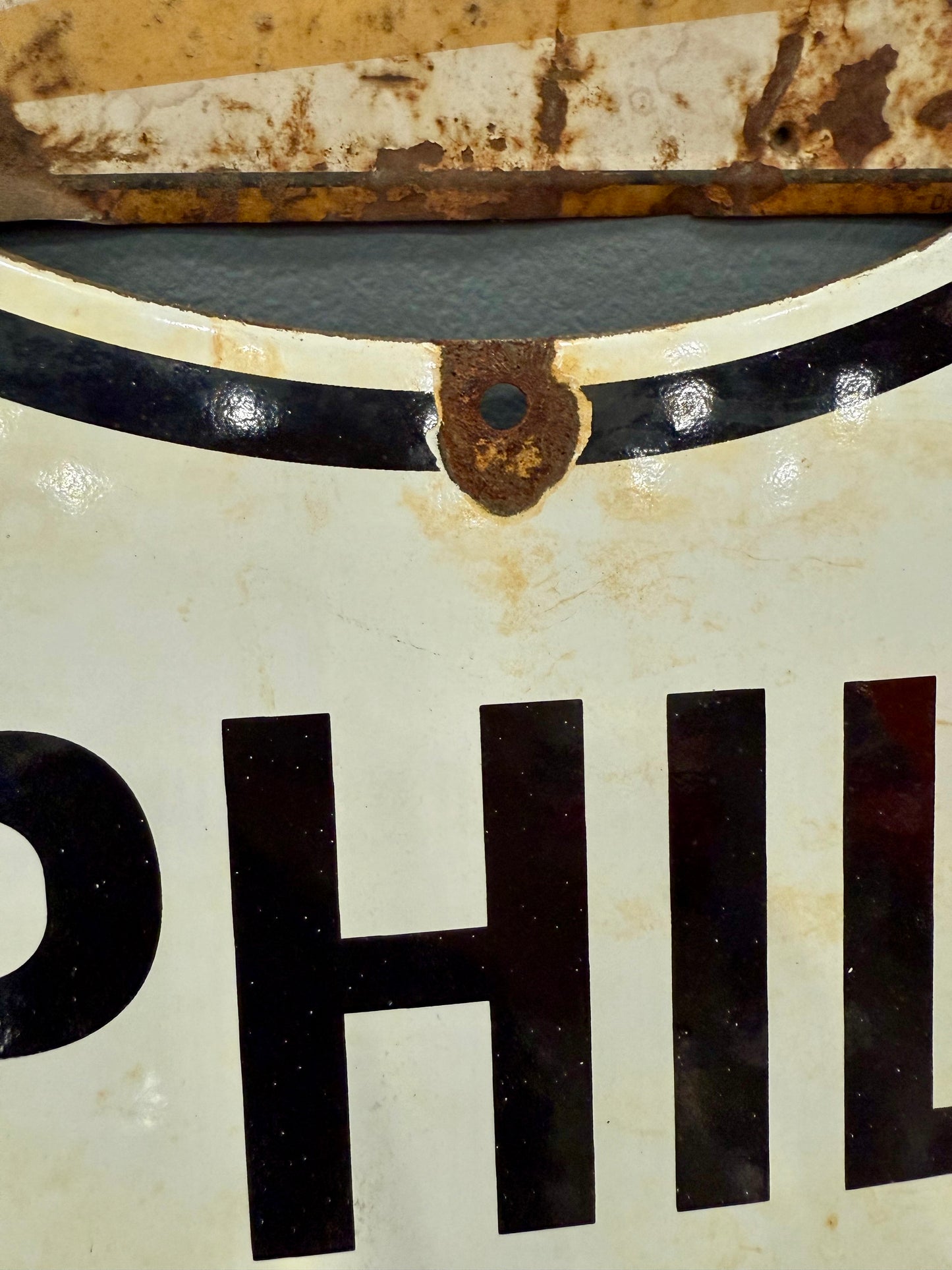 1967 Original Porcelain Phillips 66 sign