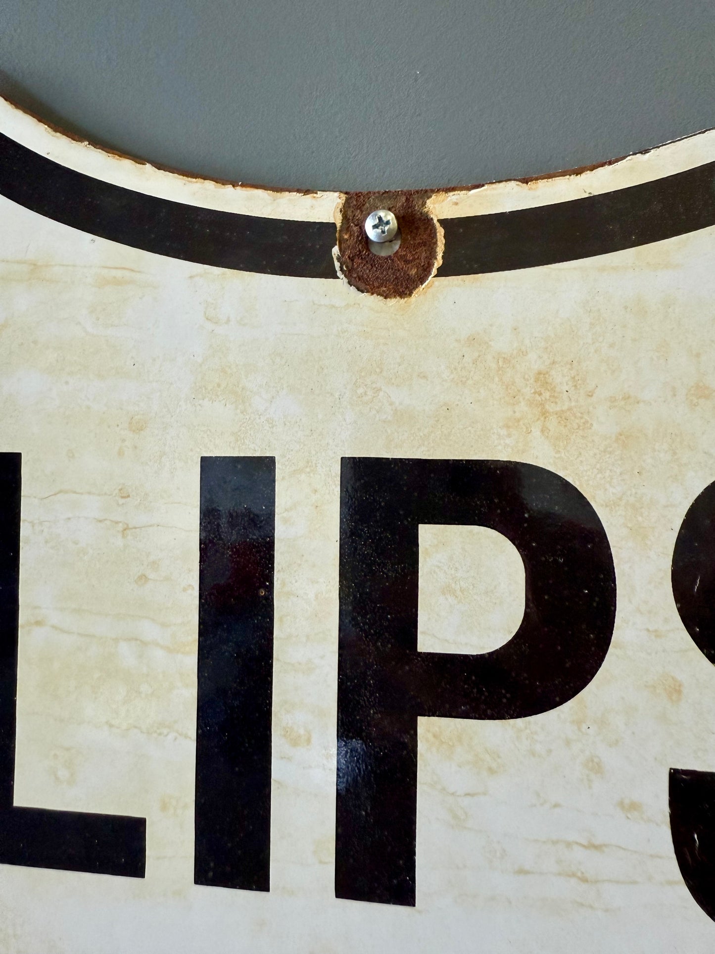1967 Original Porcelain Phillips 66 sign