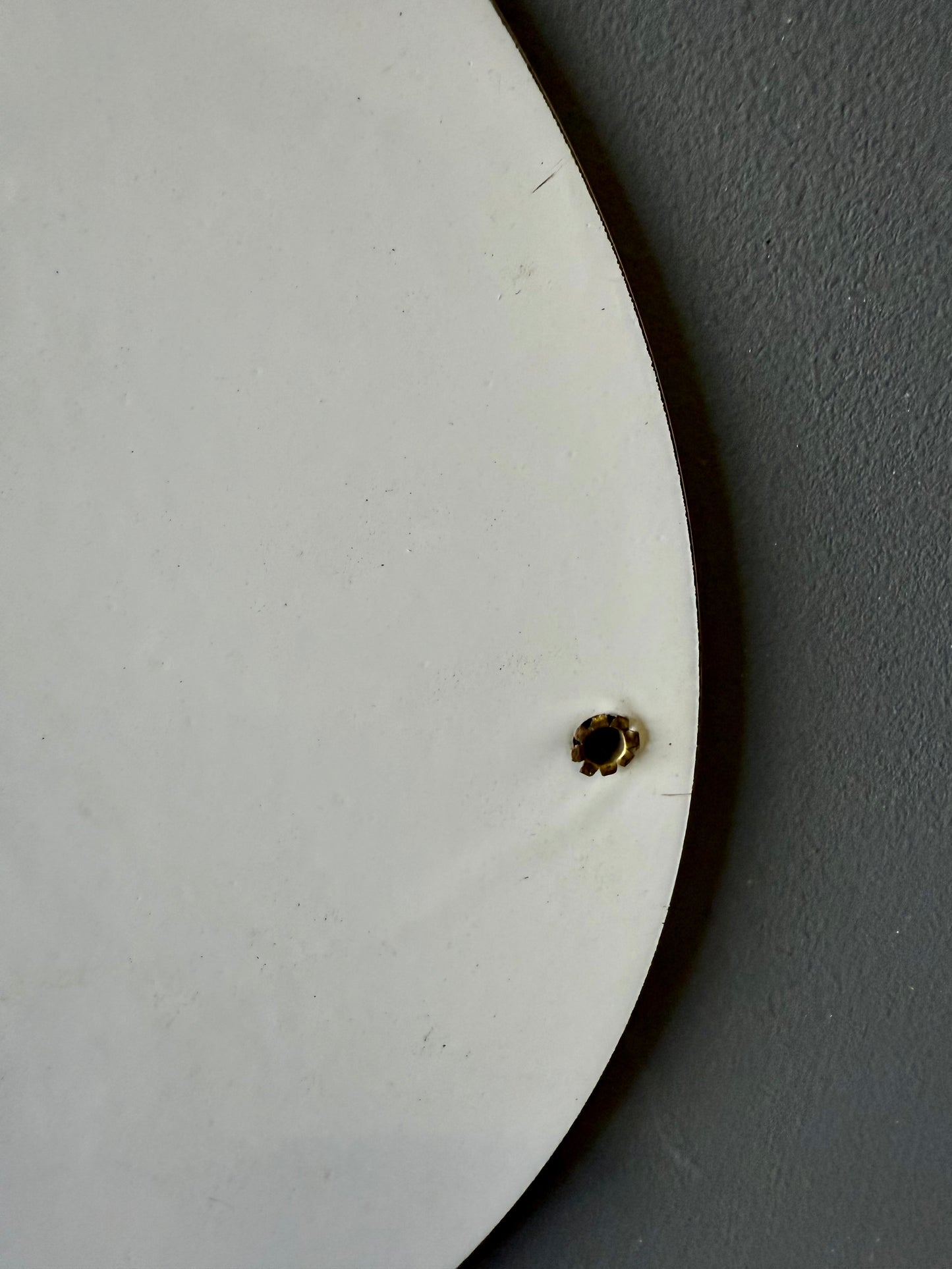OK used cars porcelain round sign