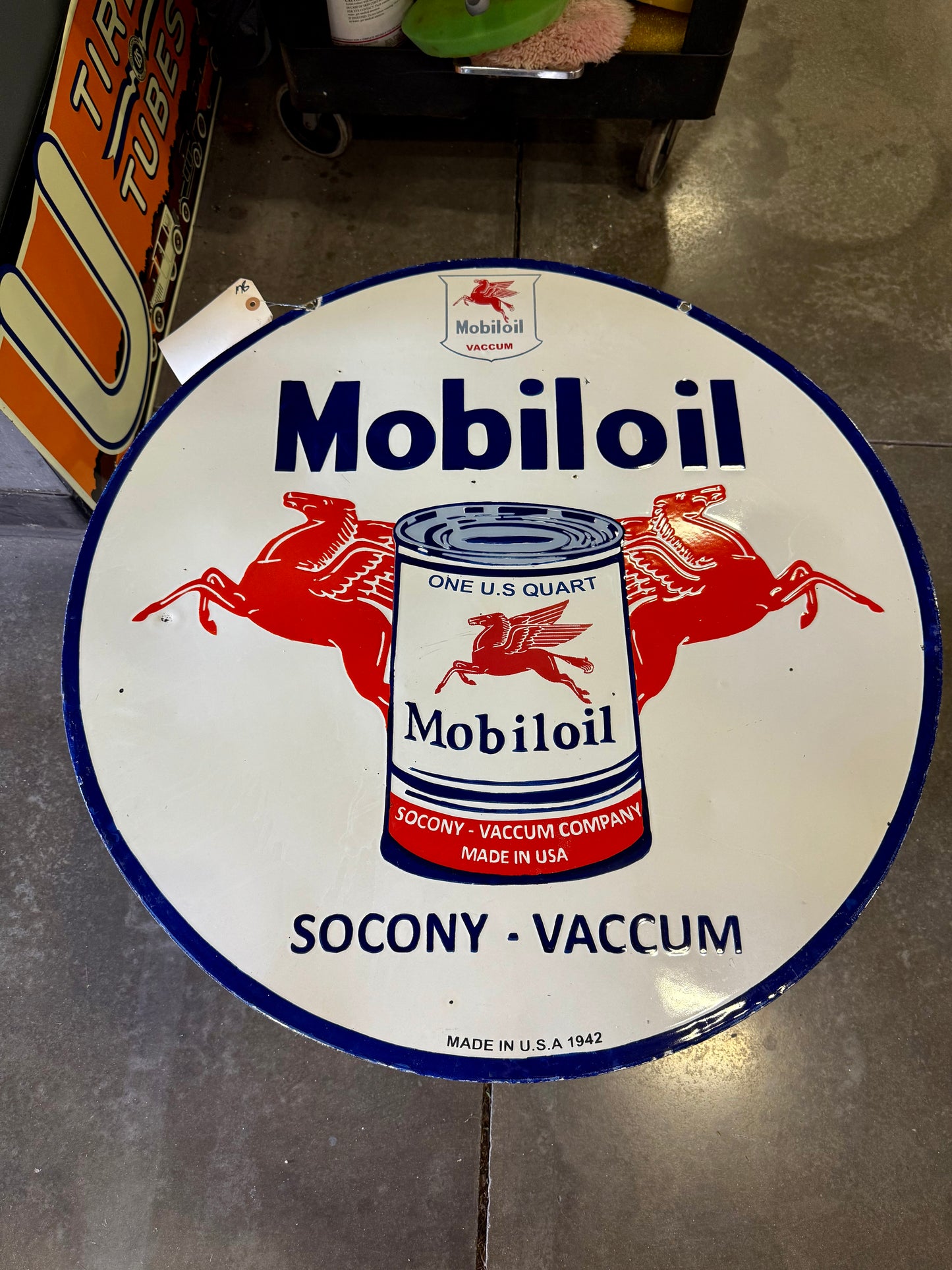 1942 Mobiloil Socony - Vaccum double sided