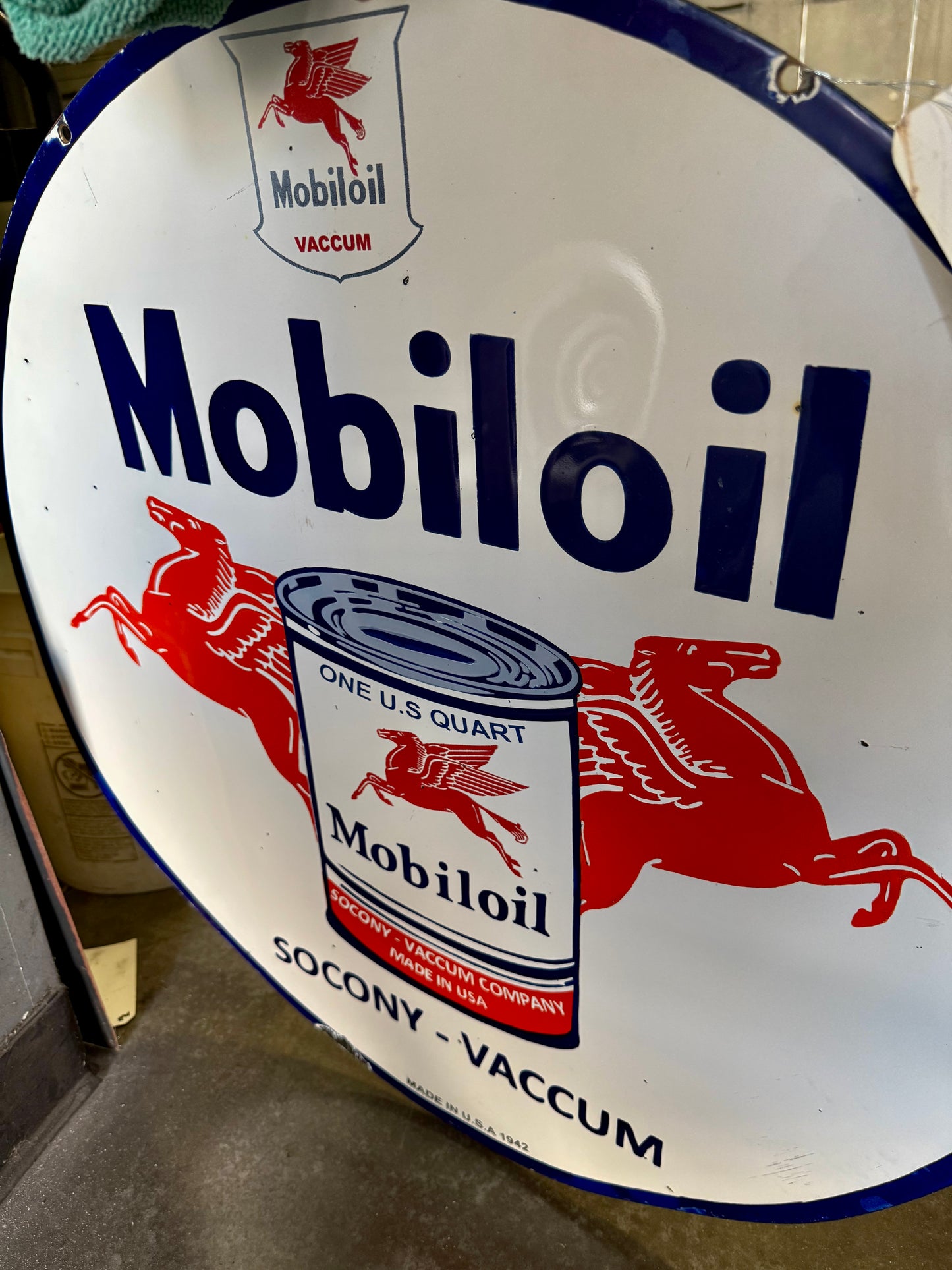 1942 Mobiloil Socony - Vaccum double sided