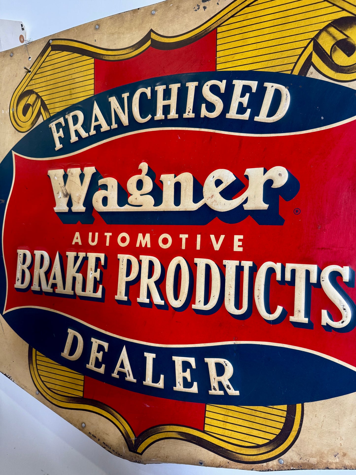 Wagner Automotive Brake Products dealer tin sign