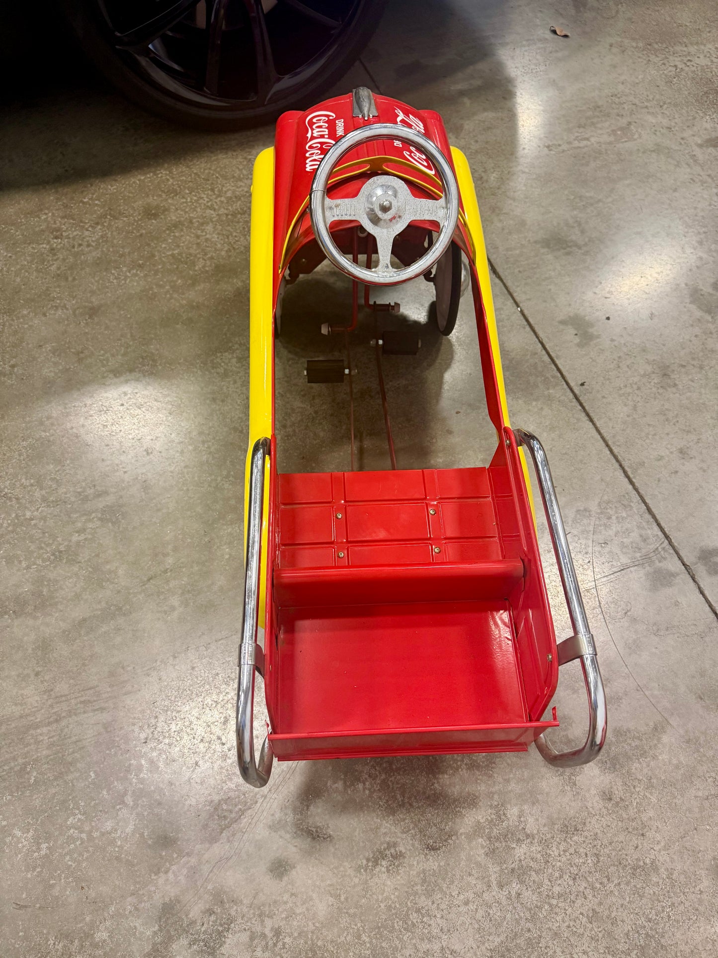 Vintage Gearbox Coca-cola Delivery Truck Pedal Car