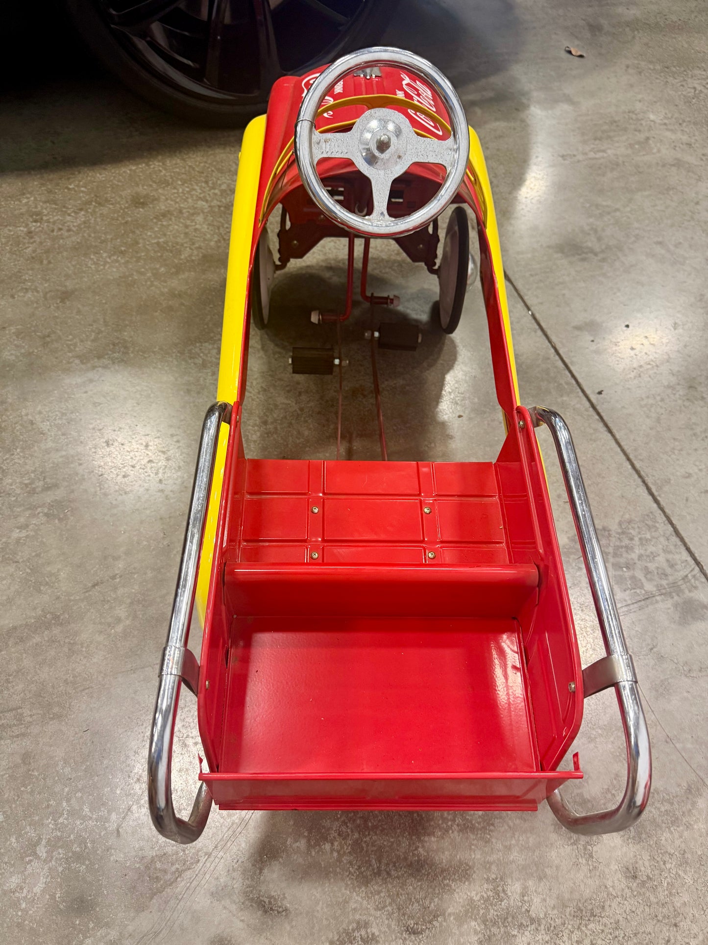 Vintage Gearbox Coca-cola Delivery Truck Pedal Car