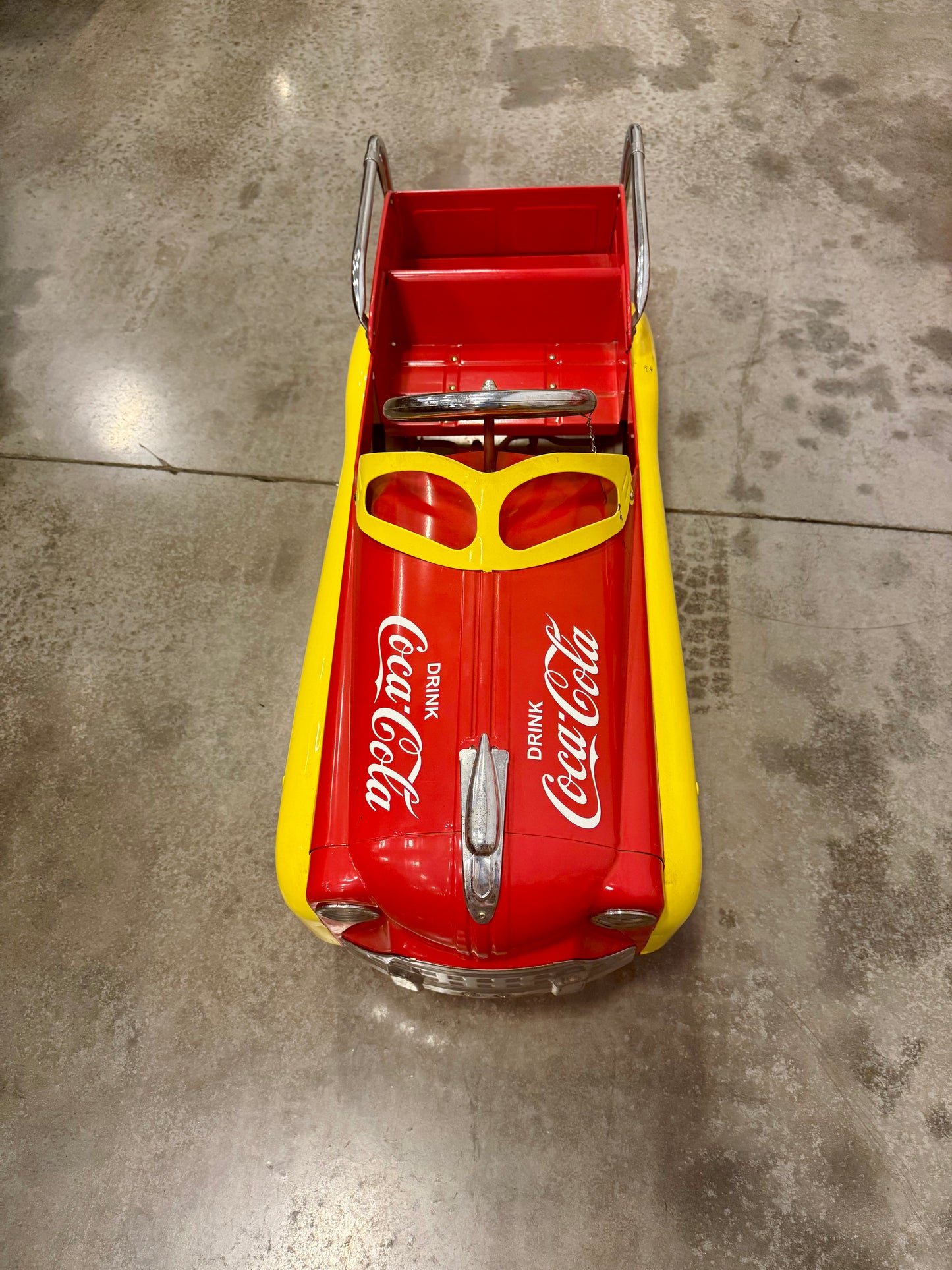Vintage Gearbox Coca-cola Delivery Truck Pedal Car