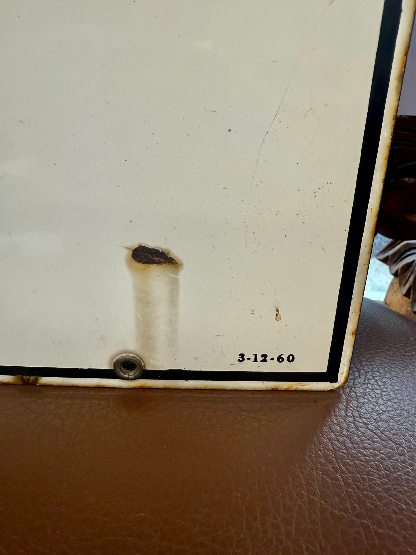 Original texaco fire chief gas porcelain sign