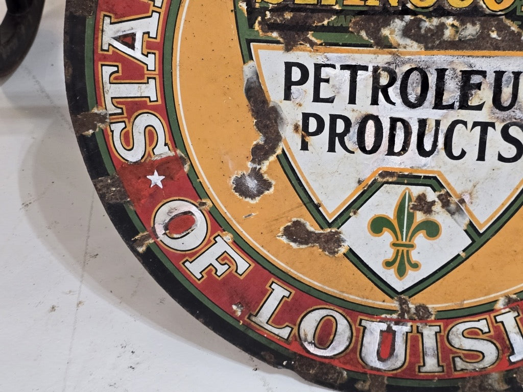 Original Vintage 30in Standard Oil Porcelain Sign