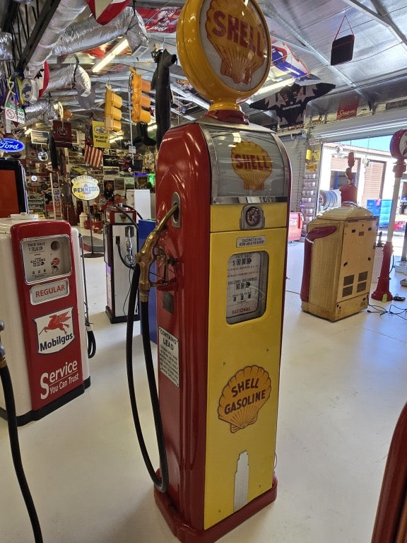 National A38 Shell Gas Pump