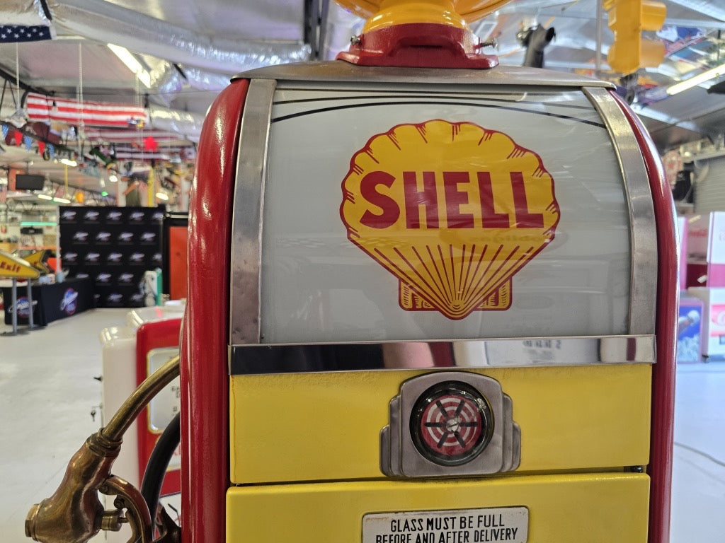 National A38 Shell Gas Pump