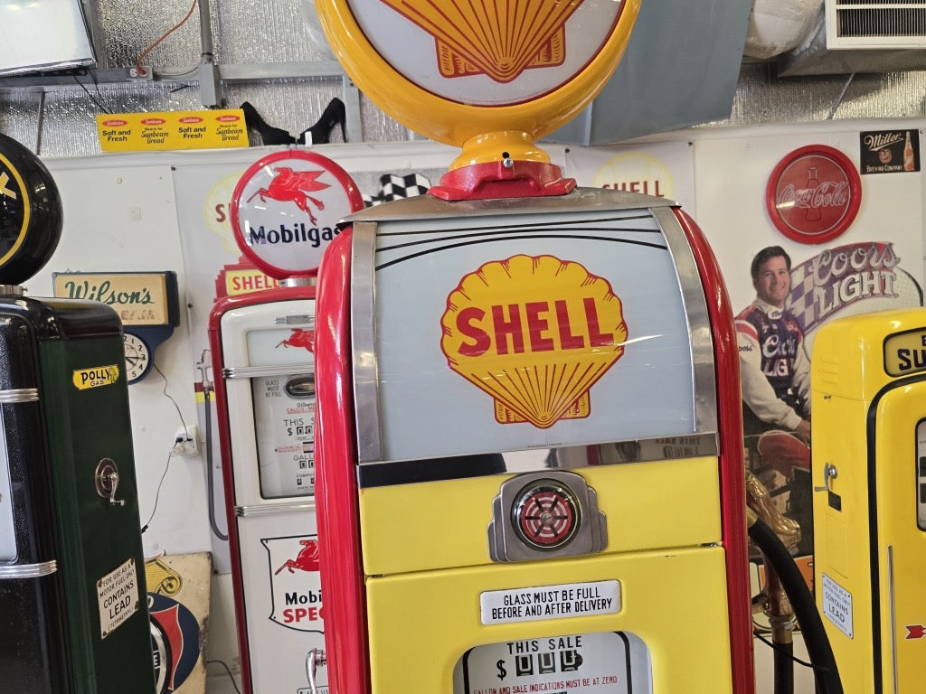 National A38 Shell Gas Pump