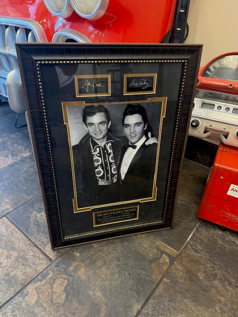 Autographed Picture John Cash / Elvis Presley