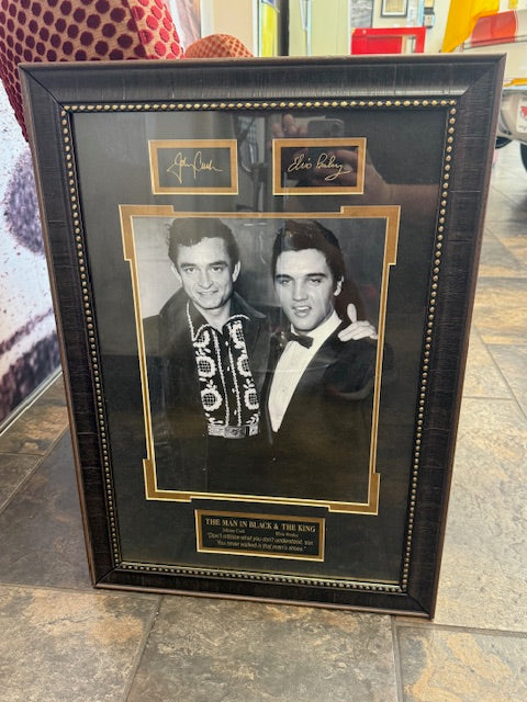 Autographed Picture John Cash / Elvis Presley