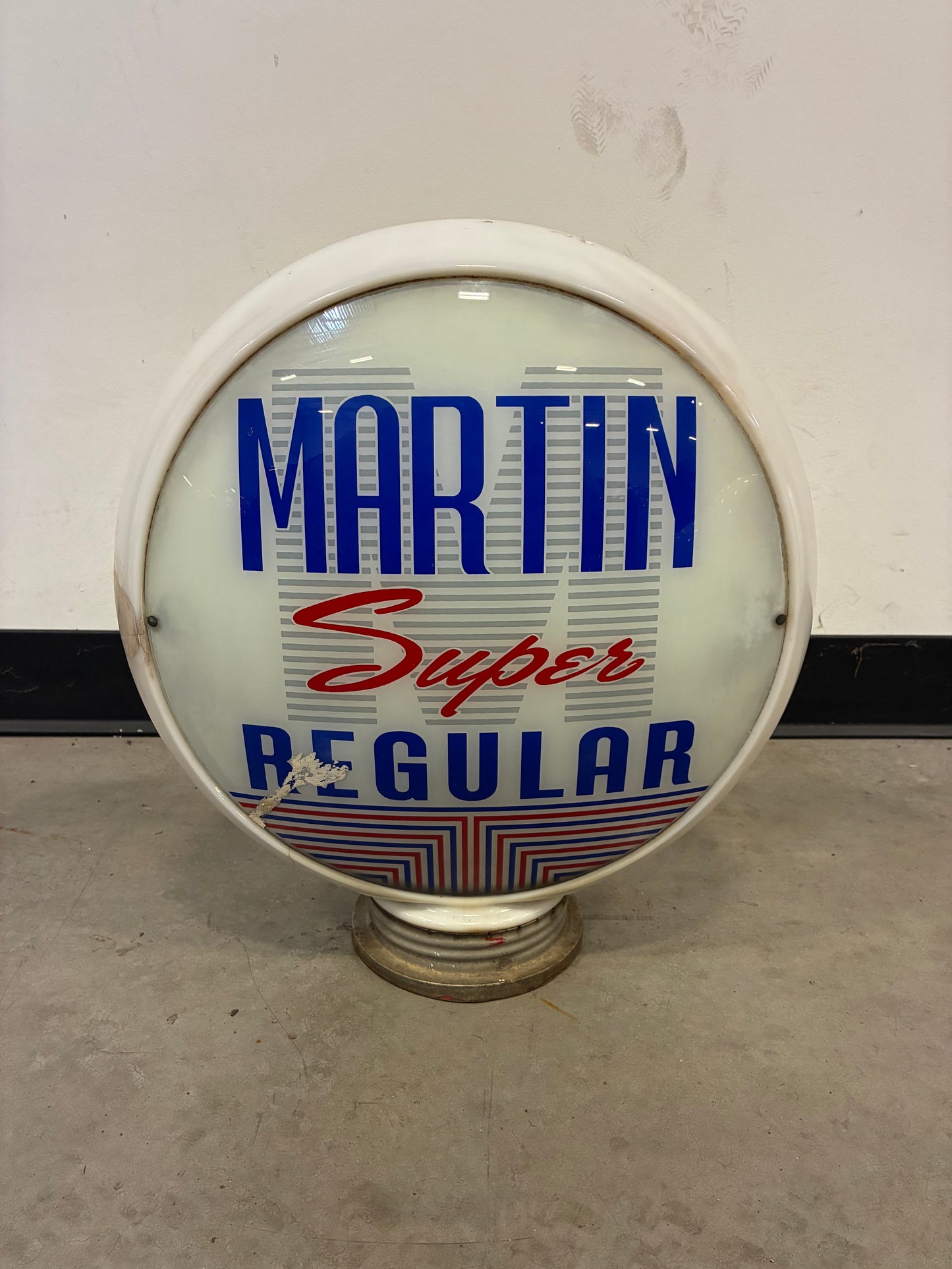 Martin Super Regular Gas Pump Globe