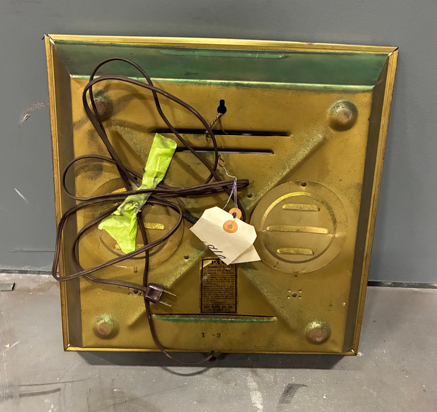 Vintage Hurst Shifters Light Up Clock