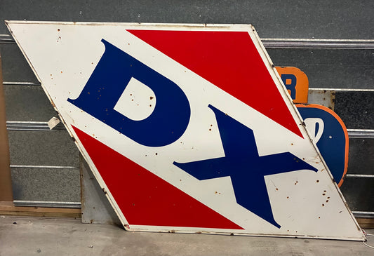 Vintage DX Porcelain Sign