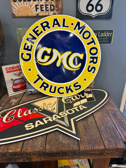 1930's General Motors GMC Truck sign