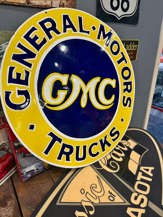 1930's General Motors GMC Truck sign