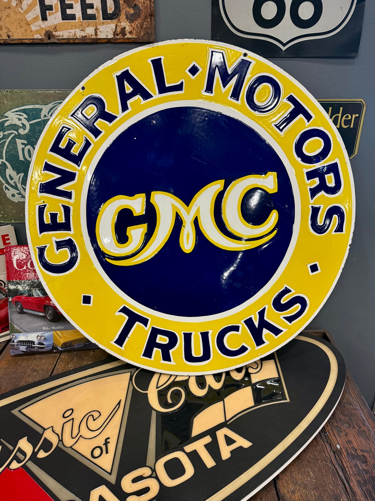 1930's General Motors GMC Truck sign