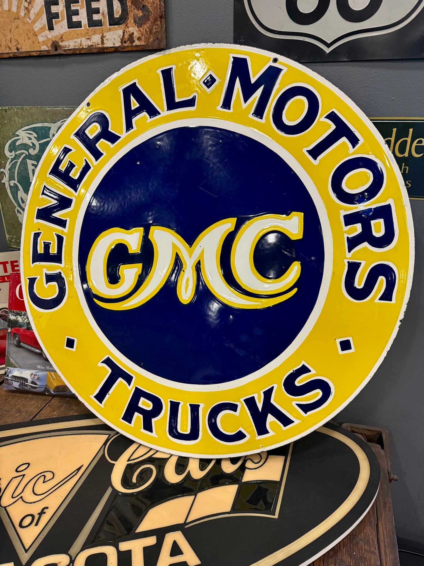 1930's General Motors GMC Truck sign