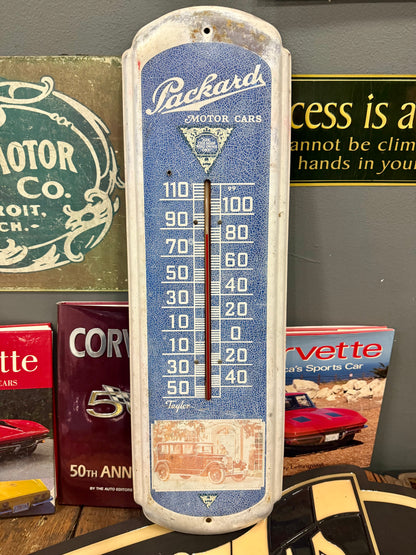 1920's packard motor cars thermometer
