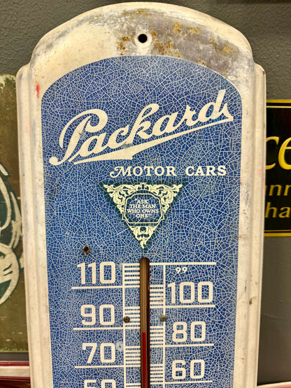 1920's packard motor cars thermometer