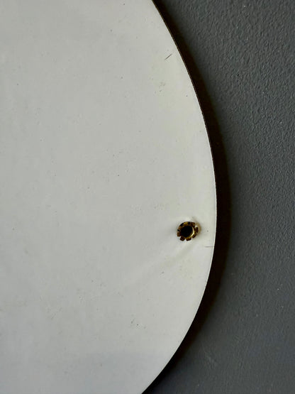 OK used cars porcelain round sign