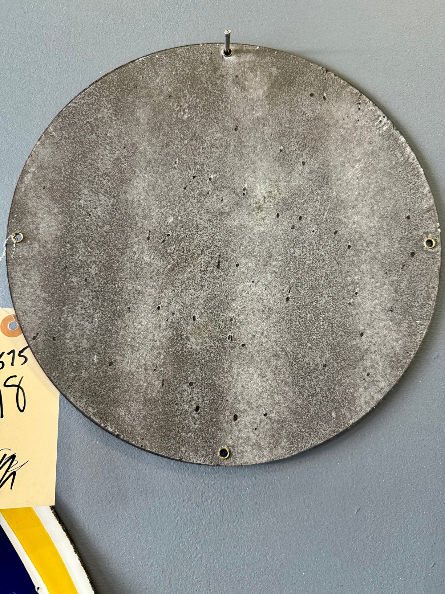 Gulf Porcelain round sign