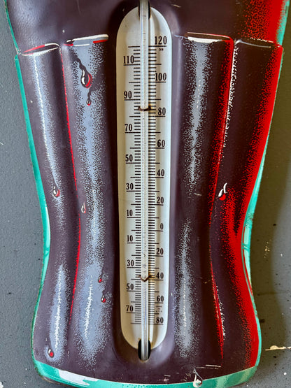 1960 Vintage Coco Cola bottle sign thermometer