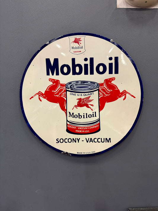 1942 Mobiloil Socony - Vaccum double sided