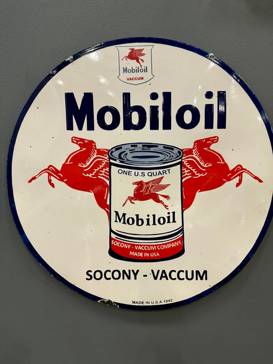 1942 Mobiloil Socony - Vaccum double sided