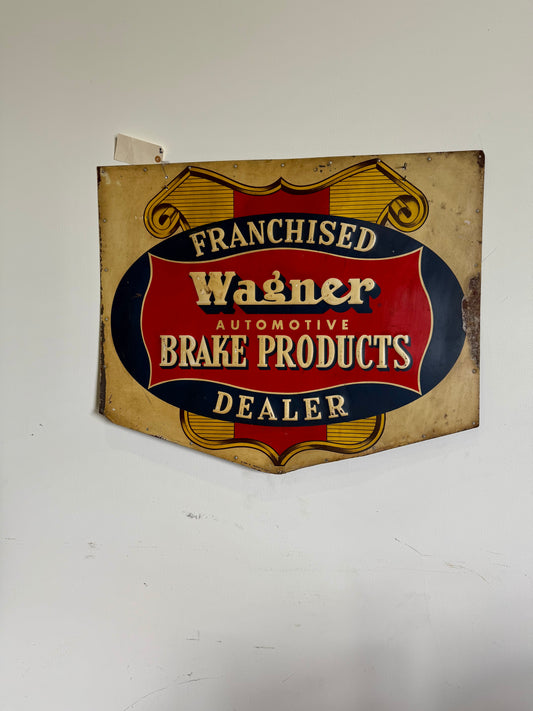 Wagner Automotive Brake Products dealer tin sign