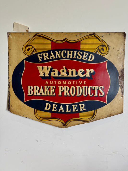 Wagner Automotive Brake Products dealer tin sign