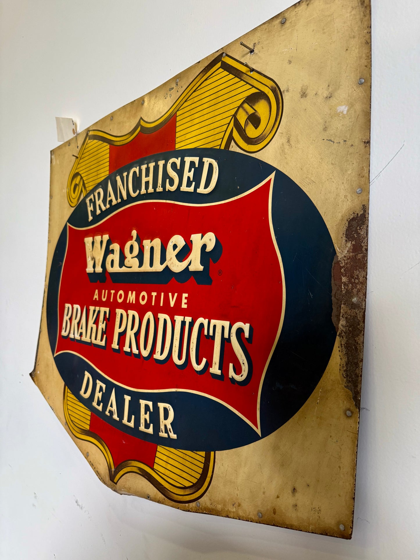 Wagner Automotive Brake Products dealer tin sign