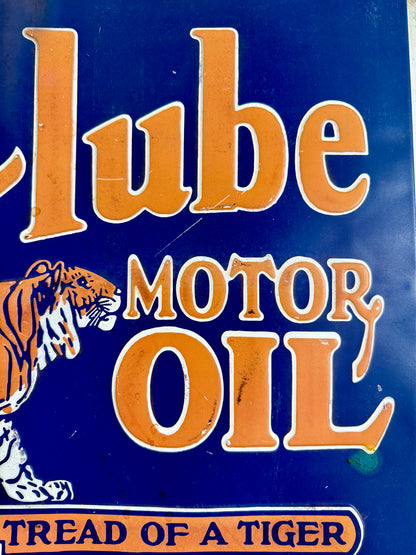 Power Lube motor oil sign