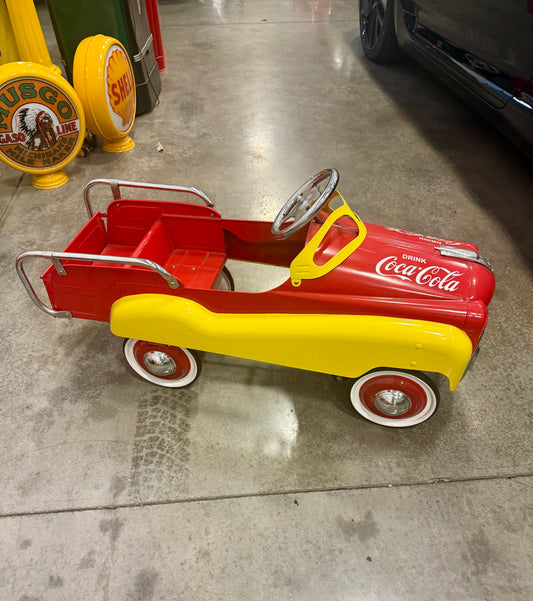 Vintage Gearbox Coca-cola Delivery Truck Pedal Car