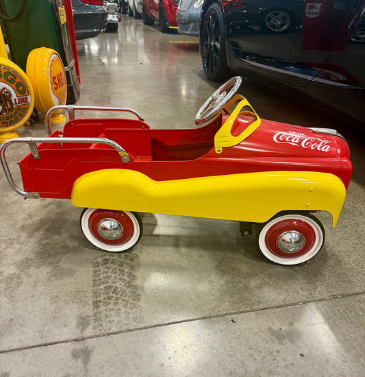Vintage Gearbox Coca-cola Delivery Truck Pedal Car