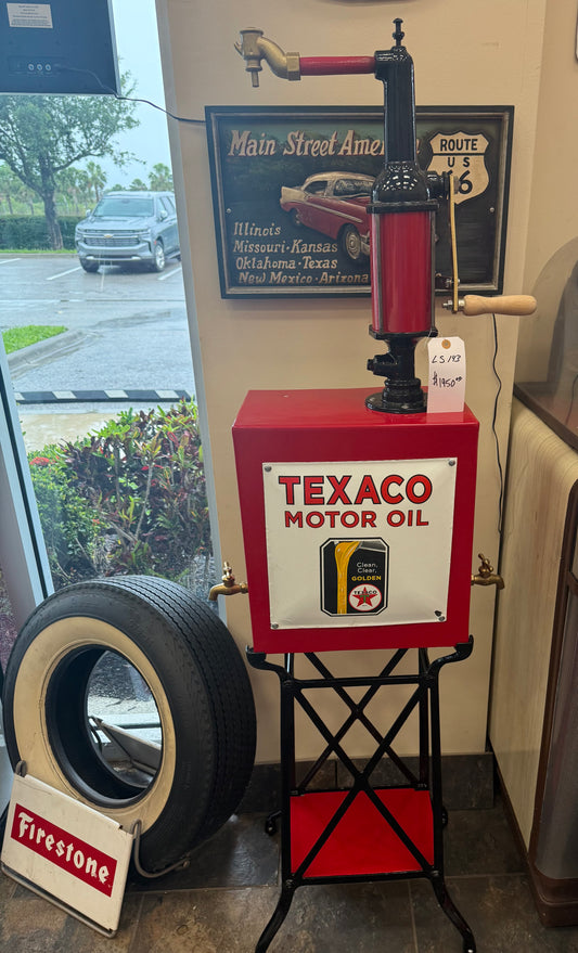 Vintage Texaco Motor Oil Dispensor