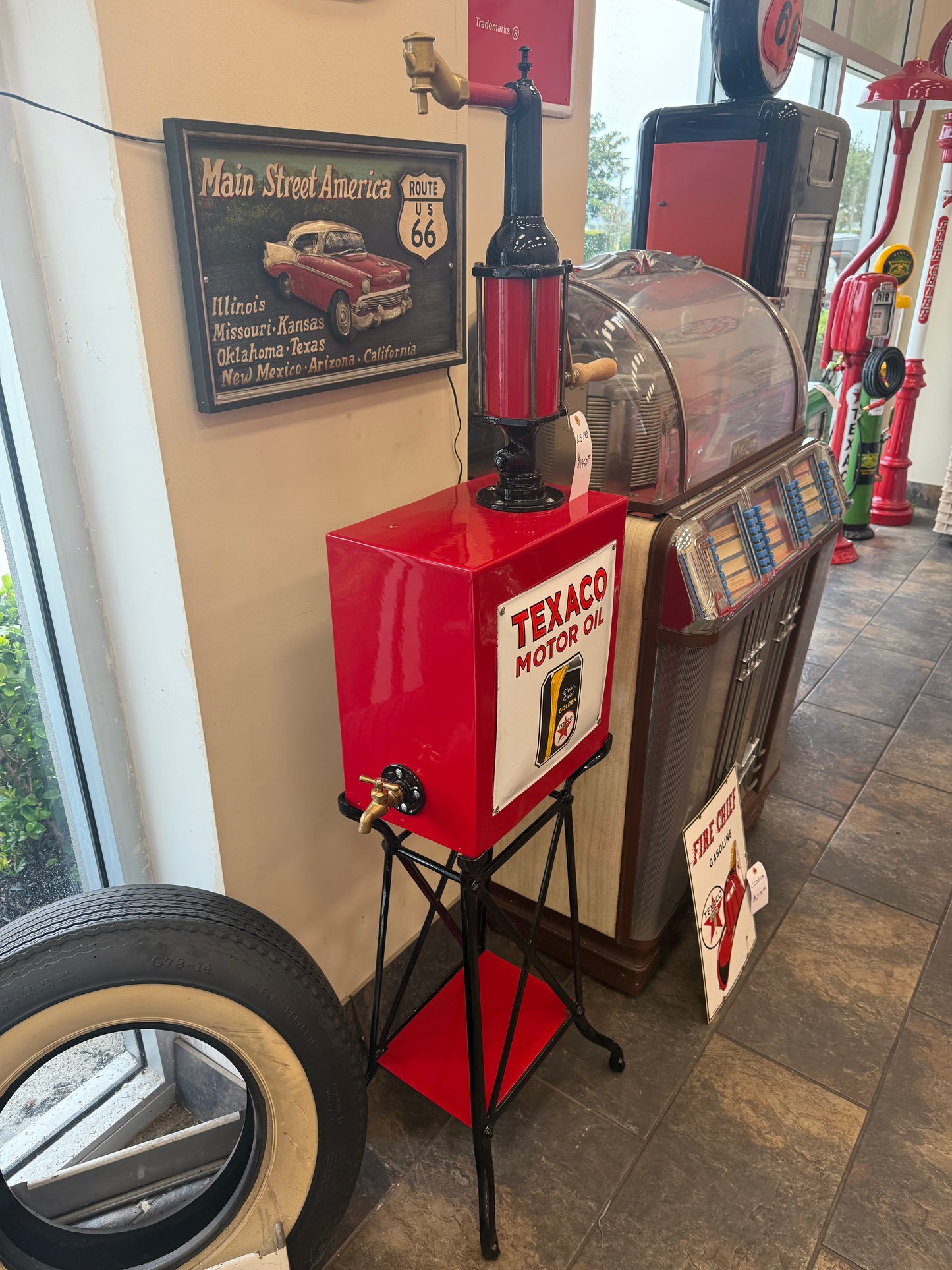 Vintage Texaco Motor Oil Dispensor