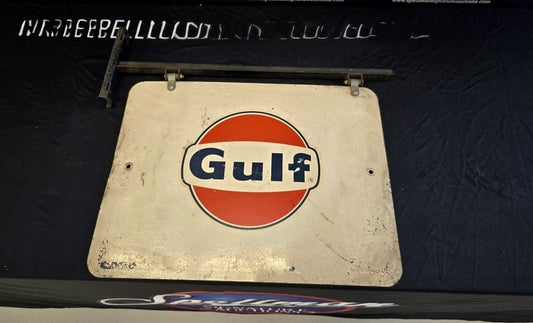 Gulf Double-sided Sign With Bracket