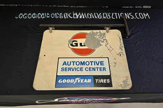 Gulf Double-sided Sign With Bracket