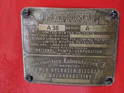 National A38 Shell Gas Pump